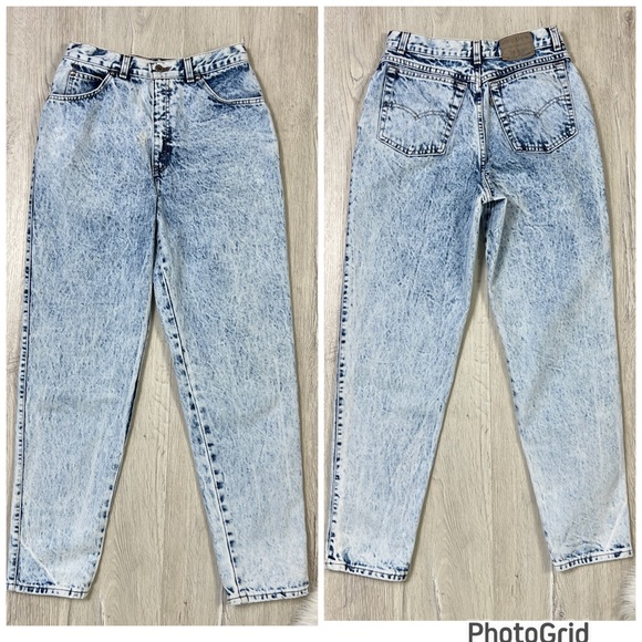 Vintage Levi’s 900 Series Acid Washed Jeans, Size 13 - Picture 9 of 9